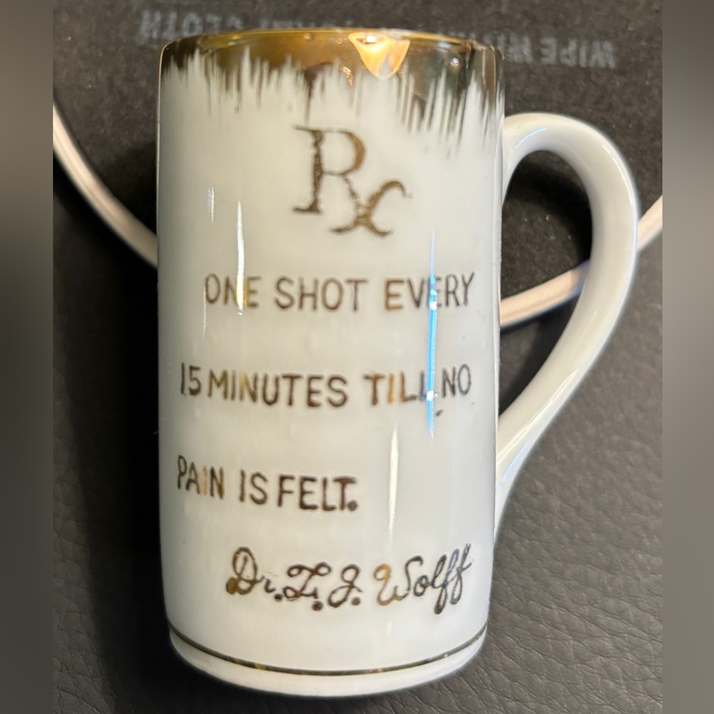 Vintage souvenir shot glass